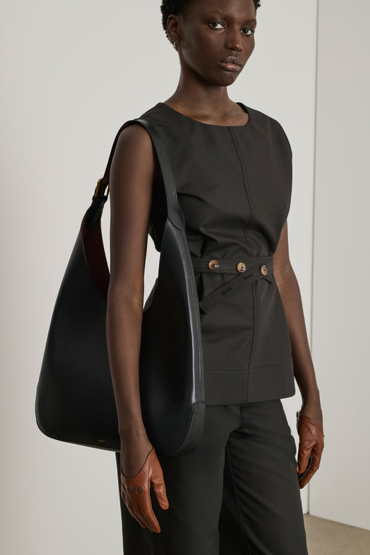 Sac Darly - Noir - Cuir - Femme