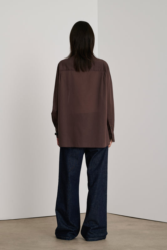 Blouse Eleanore - Marron - Coton - Femme