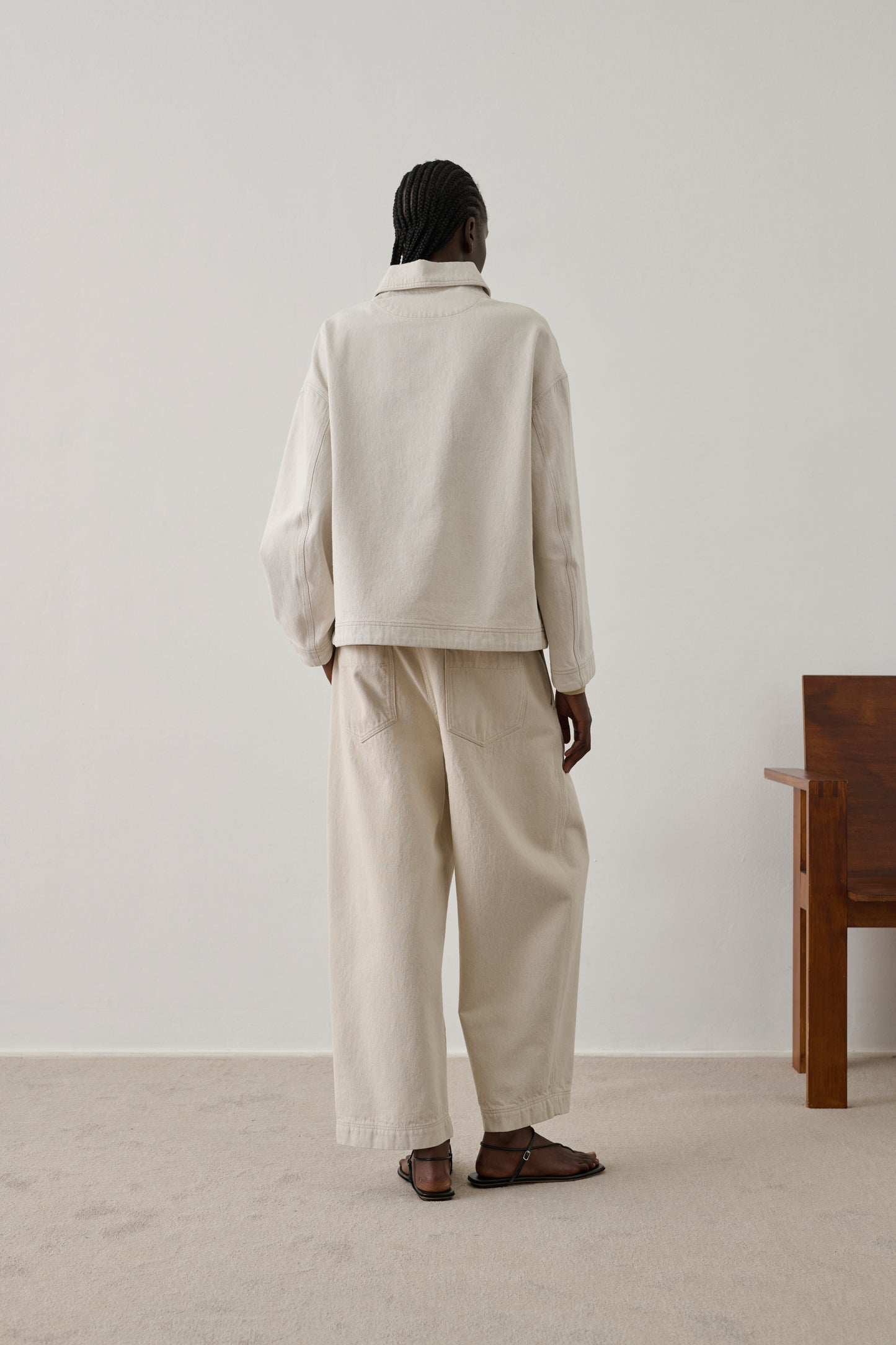 Chemise Austin - Blanc Grès - Coton - Femme