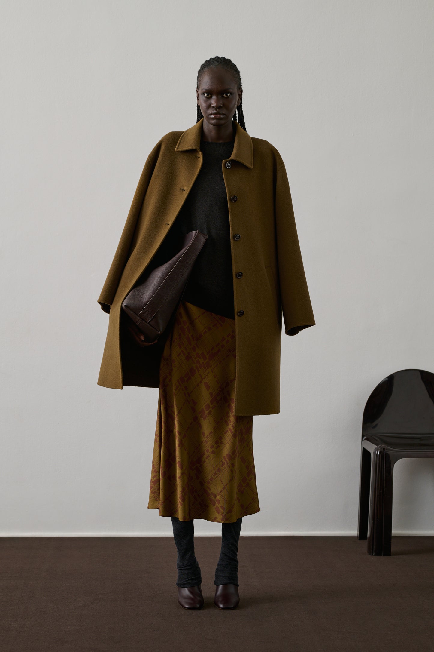 Jupe Fever - Bronze/Rouille - Soie - Femme