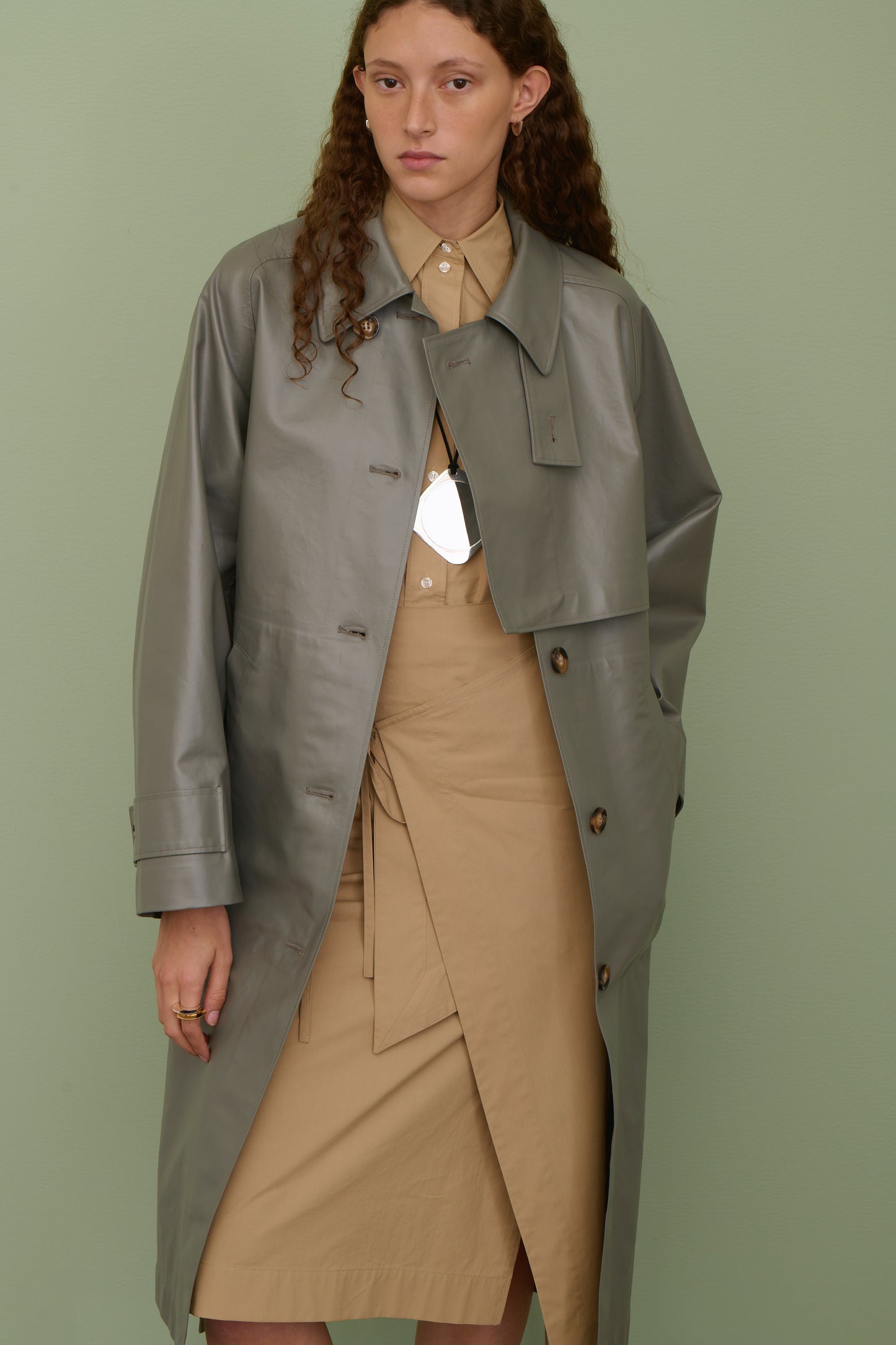 Sautoir Miroir - Argent - Ligne Plate - Femme